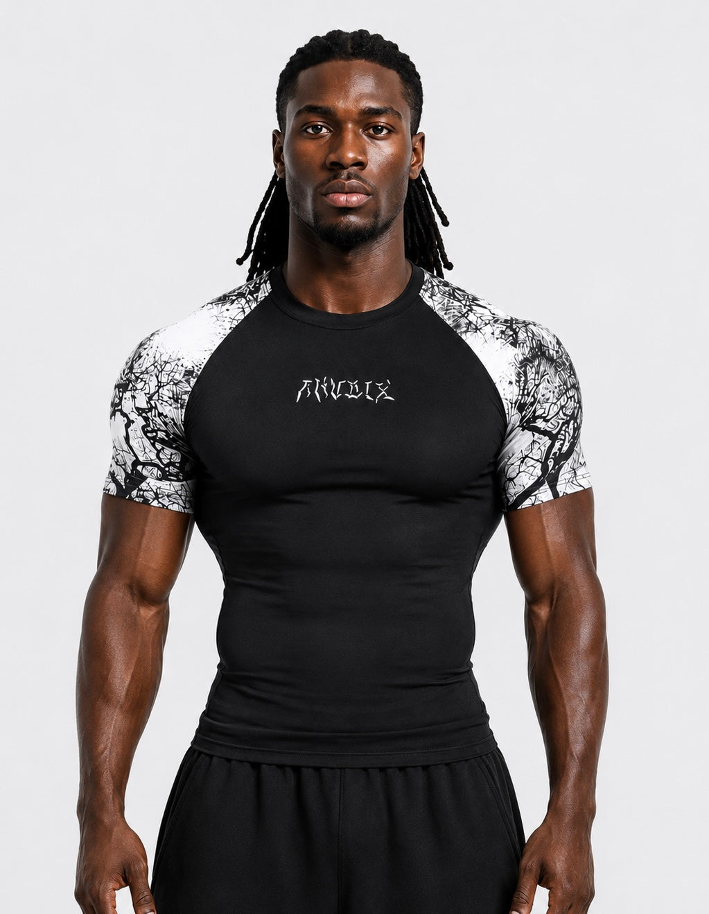 WHITE VEINS Compression Shirt