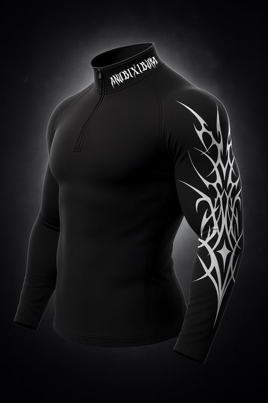 FROST Half Zip Up Long Sleeve Compression