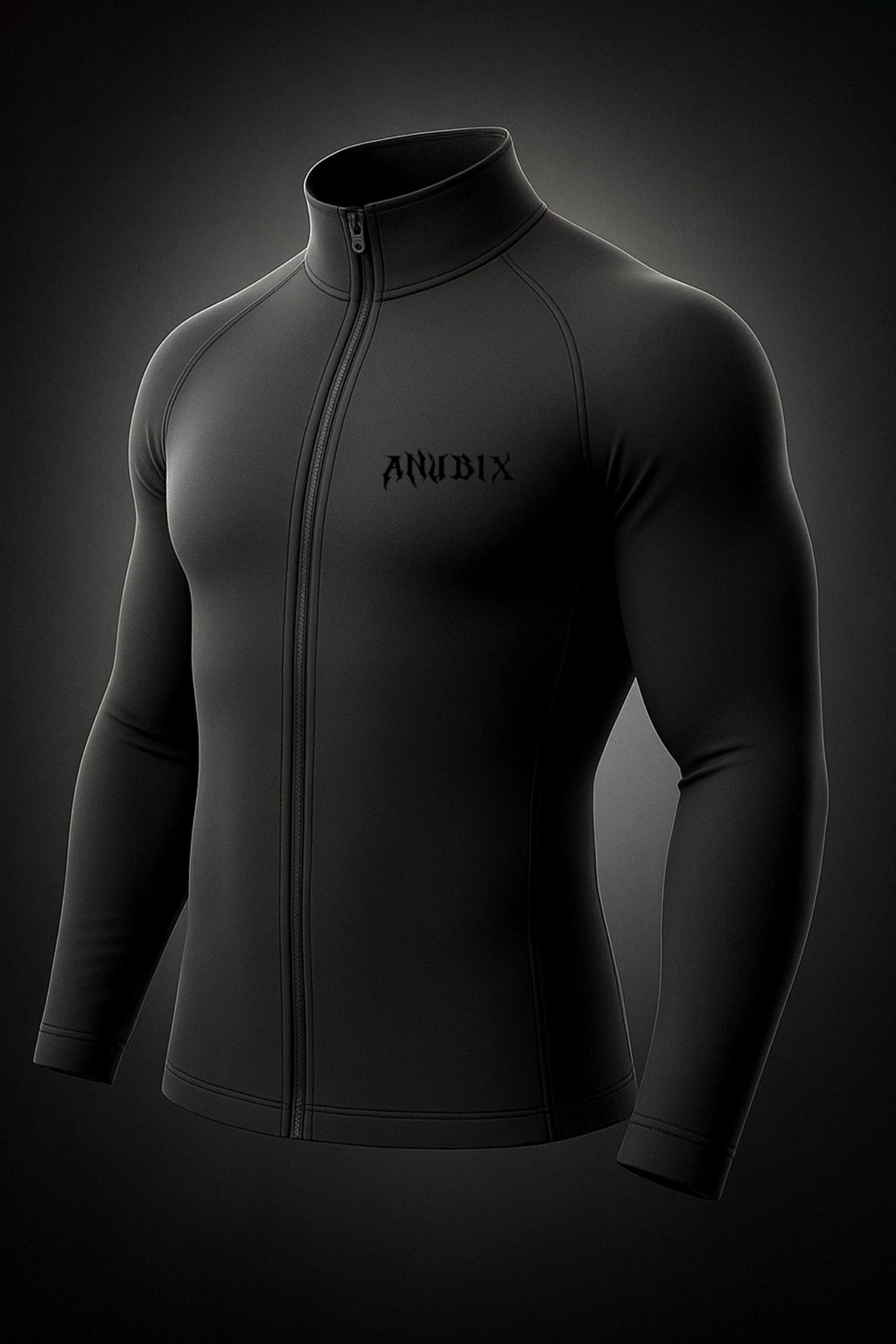 ANUBIX Complete-Zip Up Long Sleeve Compression