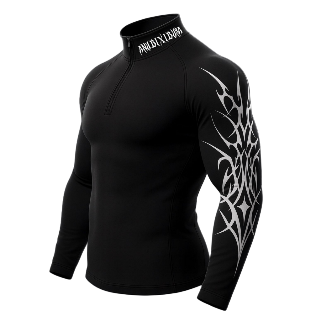 FROST Half Zip Up Long Sleeve Compression