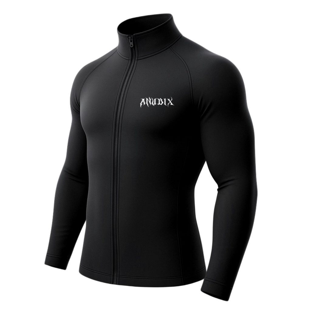 ANUBIX Complete-Zip Up Long Sleeve Compression
