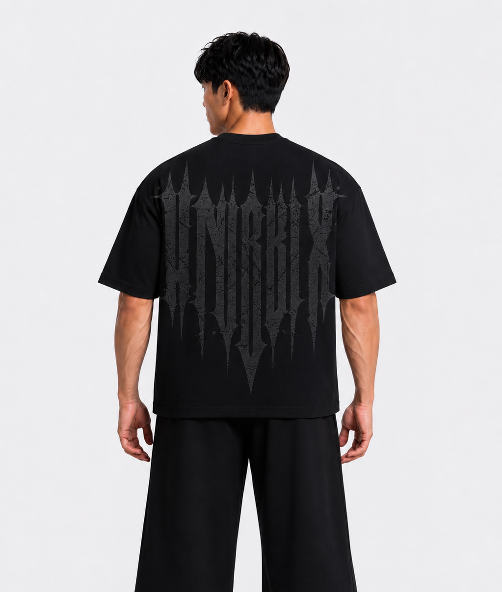 WHITE FRONT-BLACK BACK DOUBLE GOTHIC PUMP COVER
