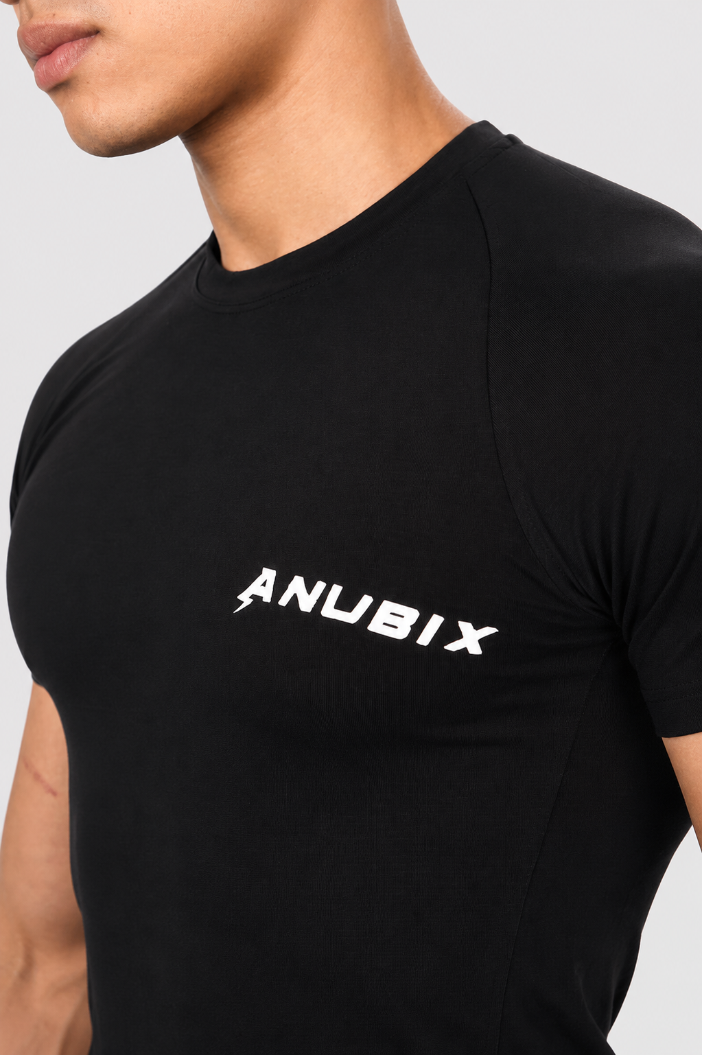 ANUBIX BLACK BASIC COTTON COMPRESSION