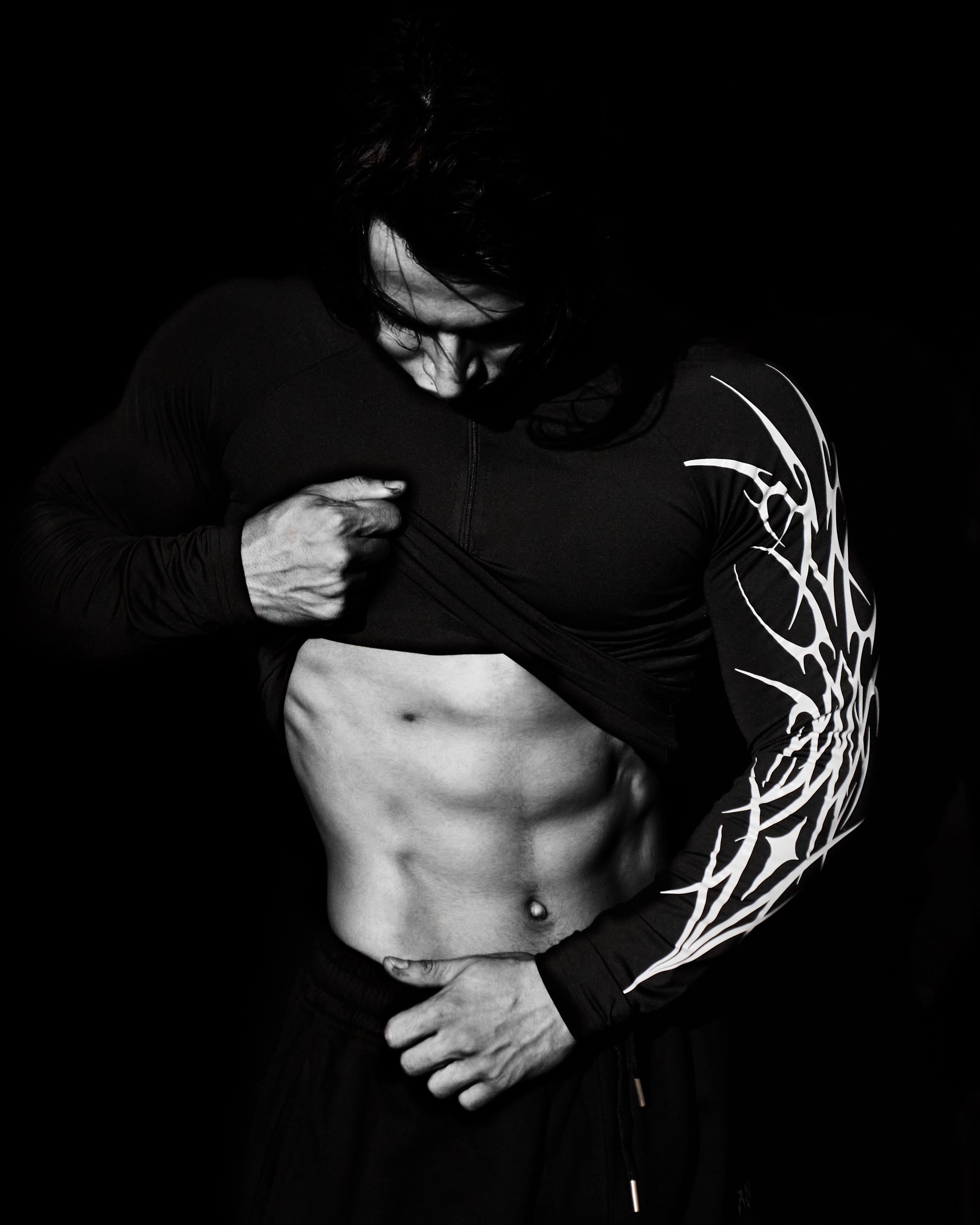 FROST Half Zip Up Long Sleeve Compression