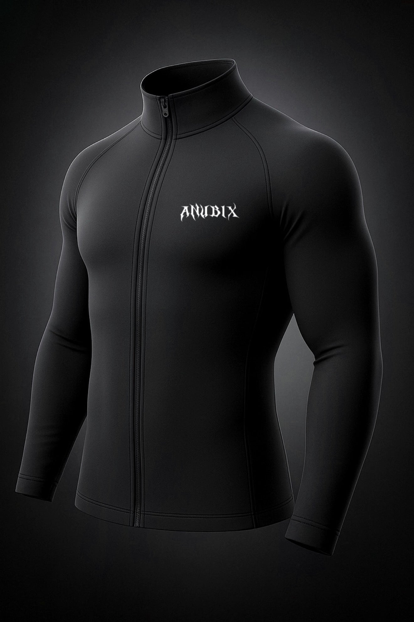 ANUBIX Complete-Zip Up Long Sleeve Compression