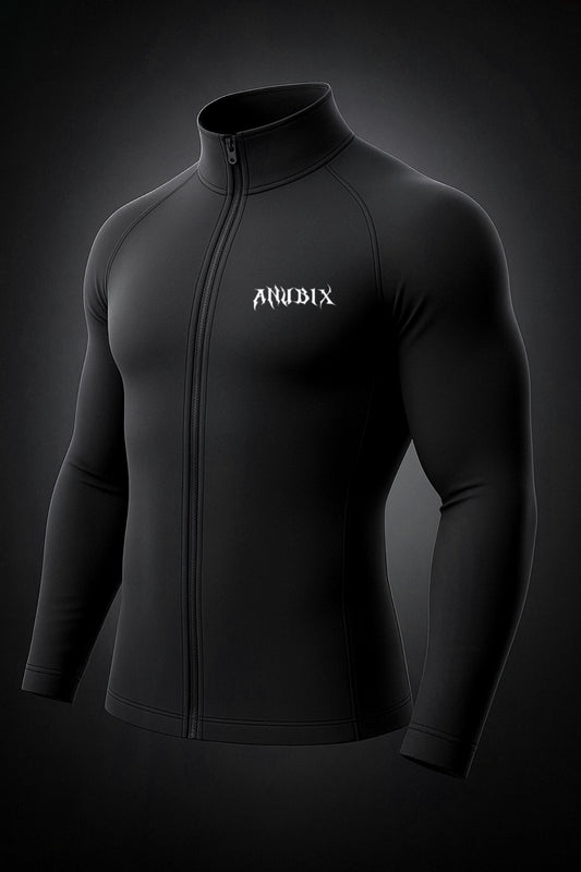 ANUBIX Complete-Zip Up Long Sleeve Compression