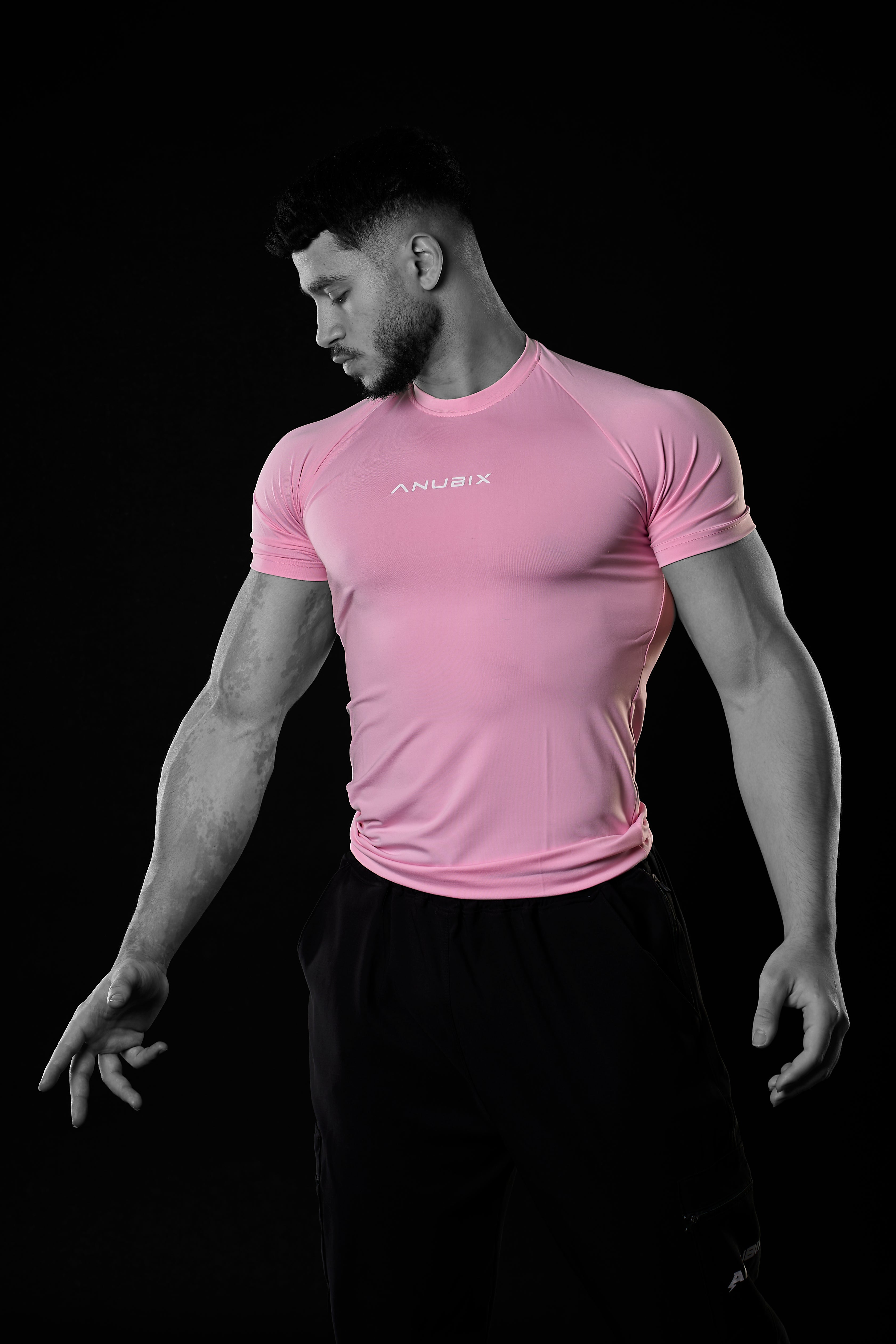 PINK BASIC SHORT SLEEVE COMPRESSION