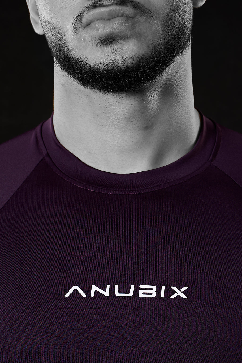 PURPLE BASIC SHORT SLEEVE COMPRESSION