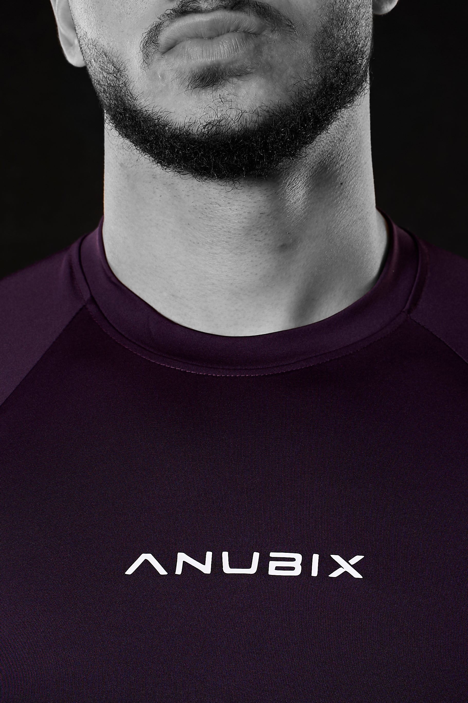 PURPLE BASIC SHORT SLEEVE COMPRESSION