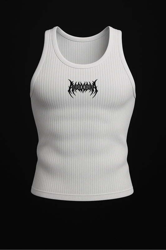 ADVANCED WHITE ANUBIX TANK TOP