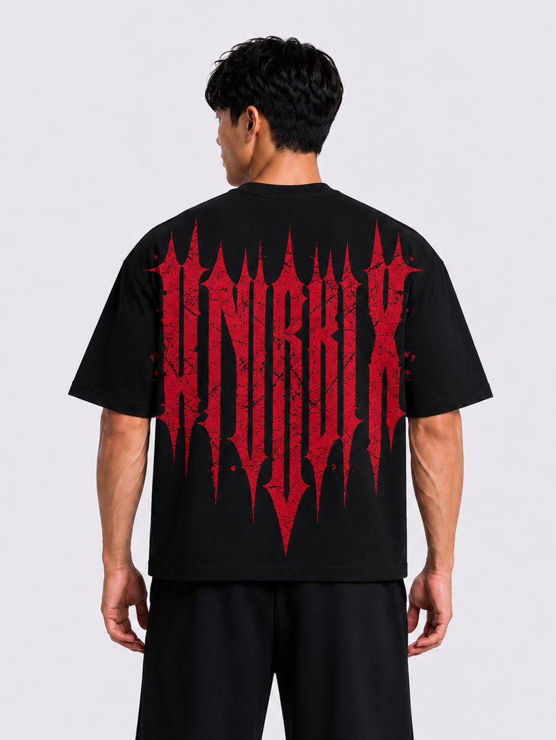 DOUBLE RED GOTHIC PUMP COVER