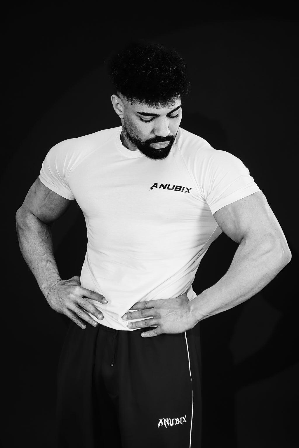ANUBIX WHITE BASIC COTTON COMPRESSION