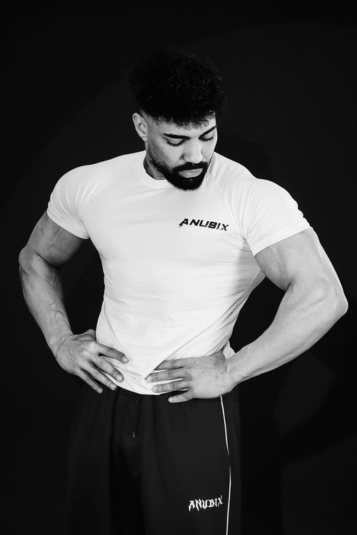 ANUBIX WHITE BASIC COTTON COMPRESSION