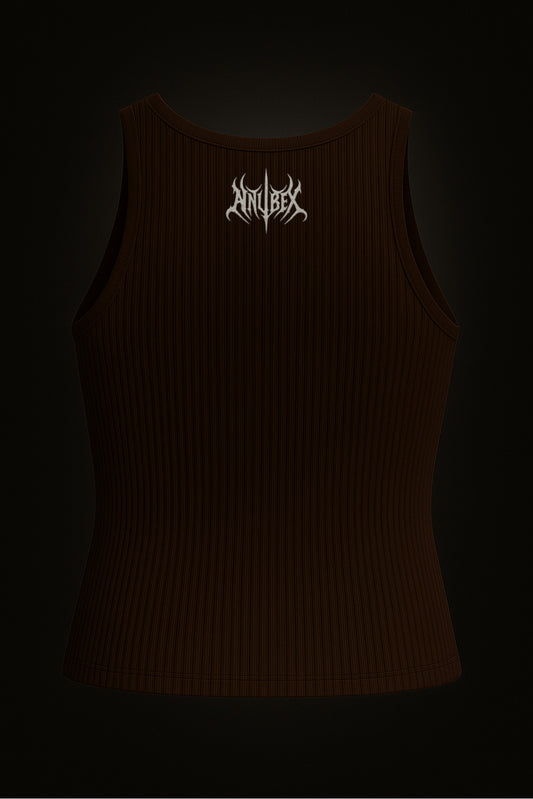 BROWN ANUBIX TANK TOP