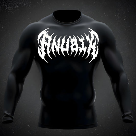 LONG SLEEVE ADVANCED WHITE ANUBIX COMPRESSION