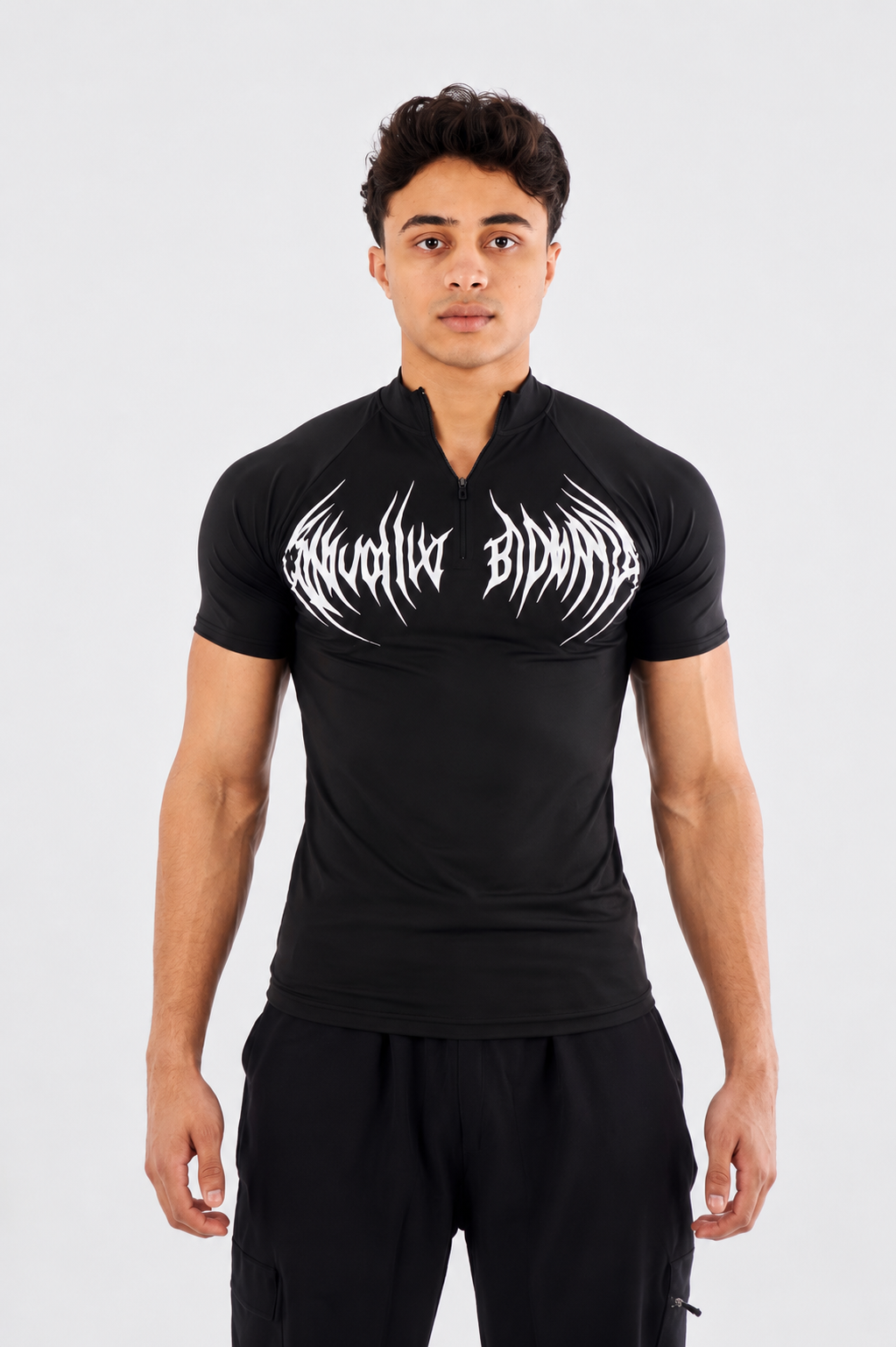 VORTEX HALF ZIP UP SHORT SLEEVE COMPRESSION