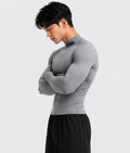 SILVER NECKED ANUBIX LONG SLEEVE COMPRESSION