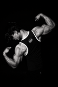 NORMAL BLACK RINGER TANK TOP