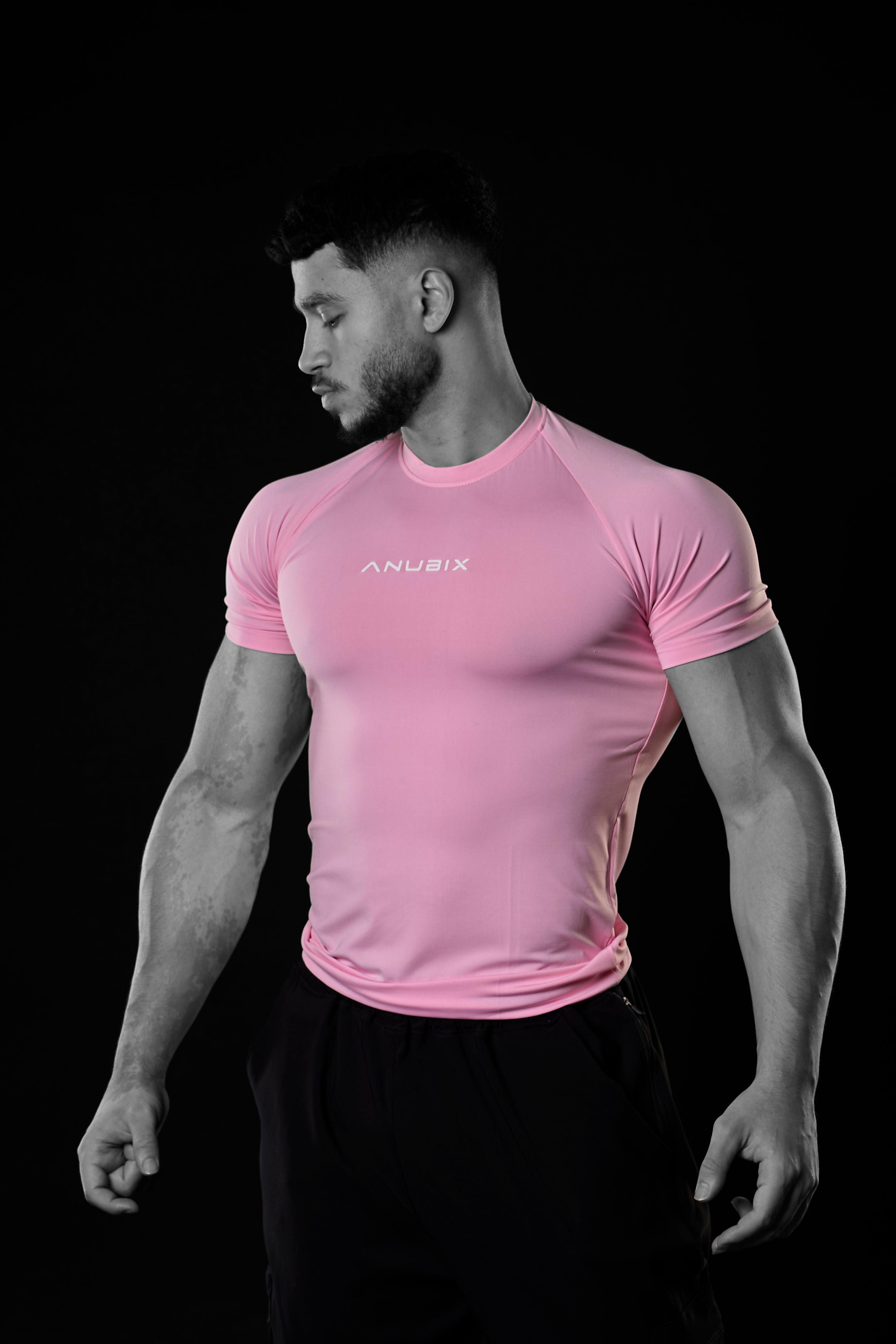 PINK BASIC SHORT SLEEVE COMPRESSION