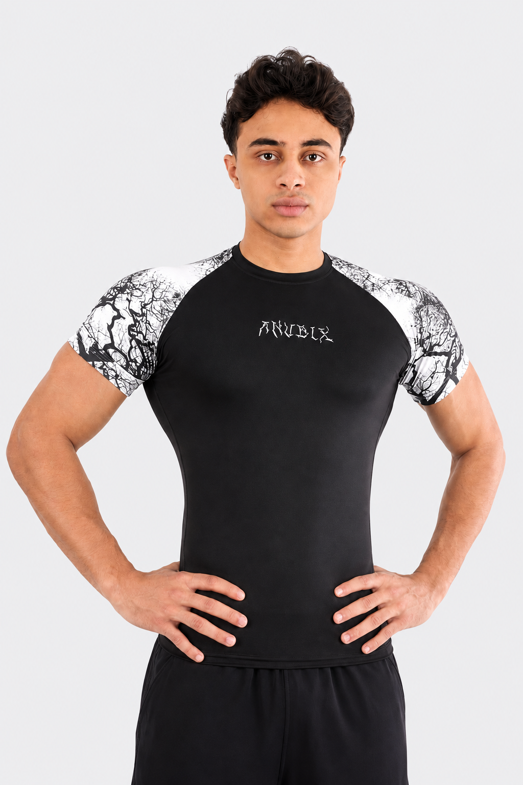 WHITE VEINS Compression Shirt