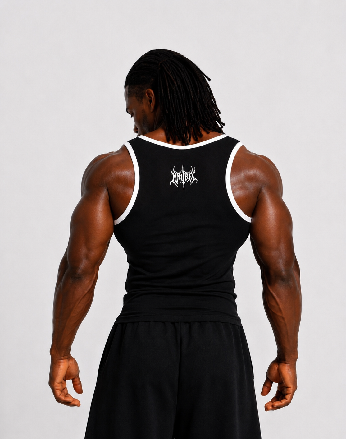 NORMAL BLACK RINGER TANK TOP