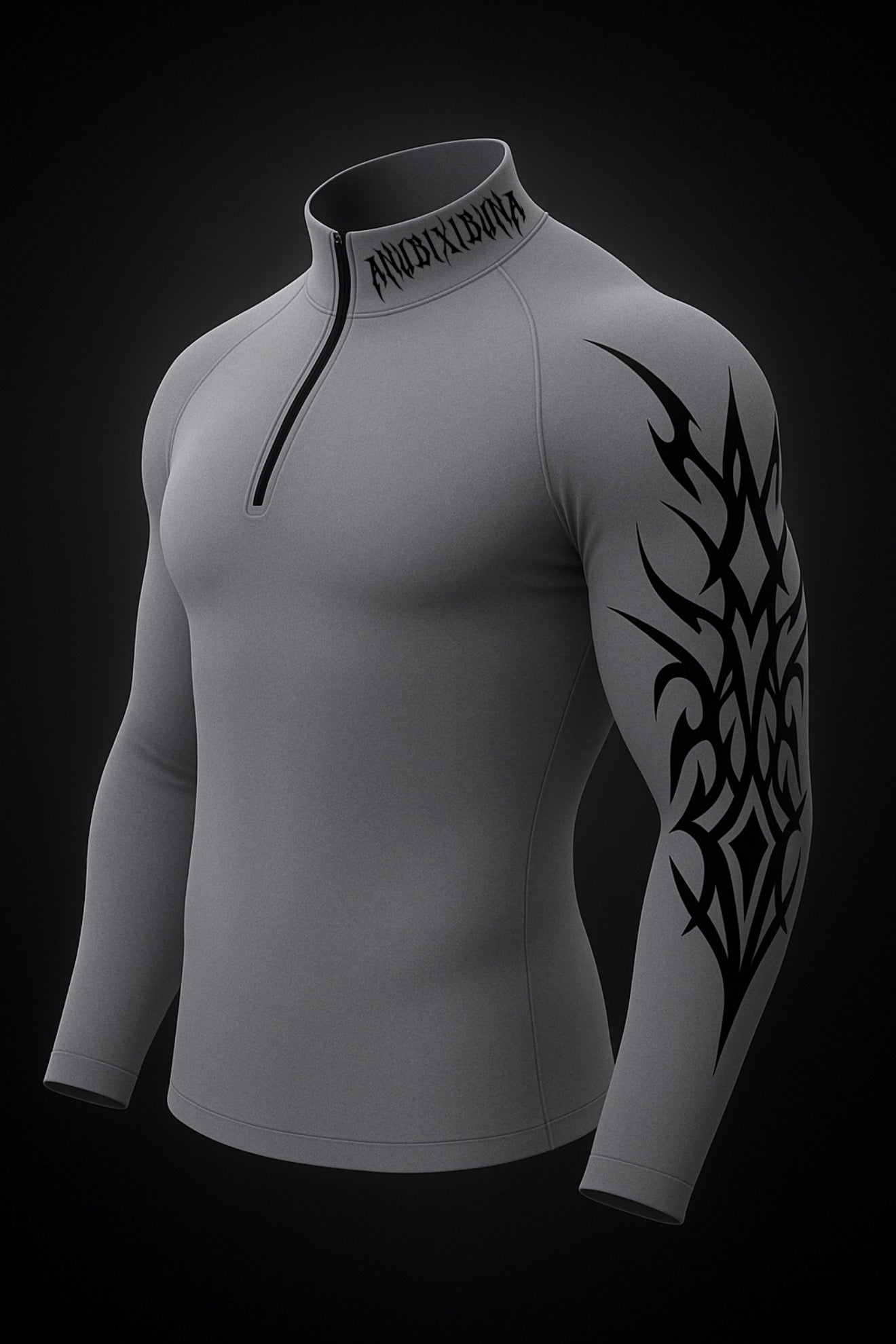 FROST Half Zip Up Long Sleeve Compression