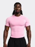 PINK BASIC SHORT SLEEVE COMPRESSION