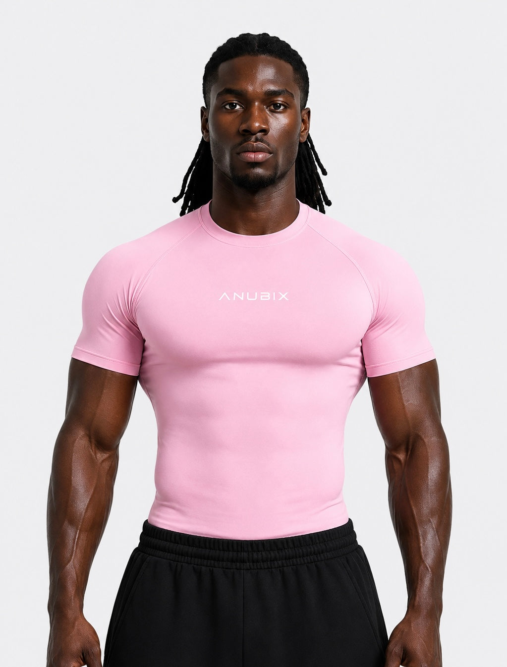 PINK BASIC SHORT SLEEVE COMPRESSION
