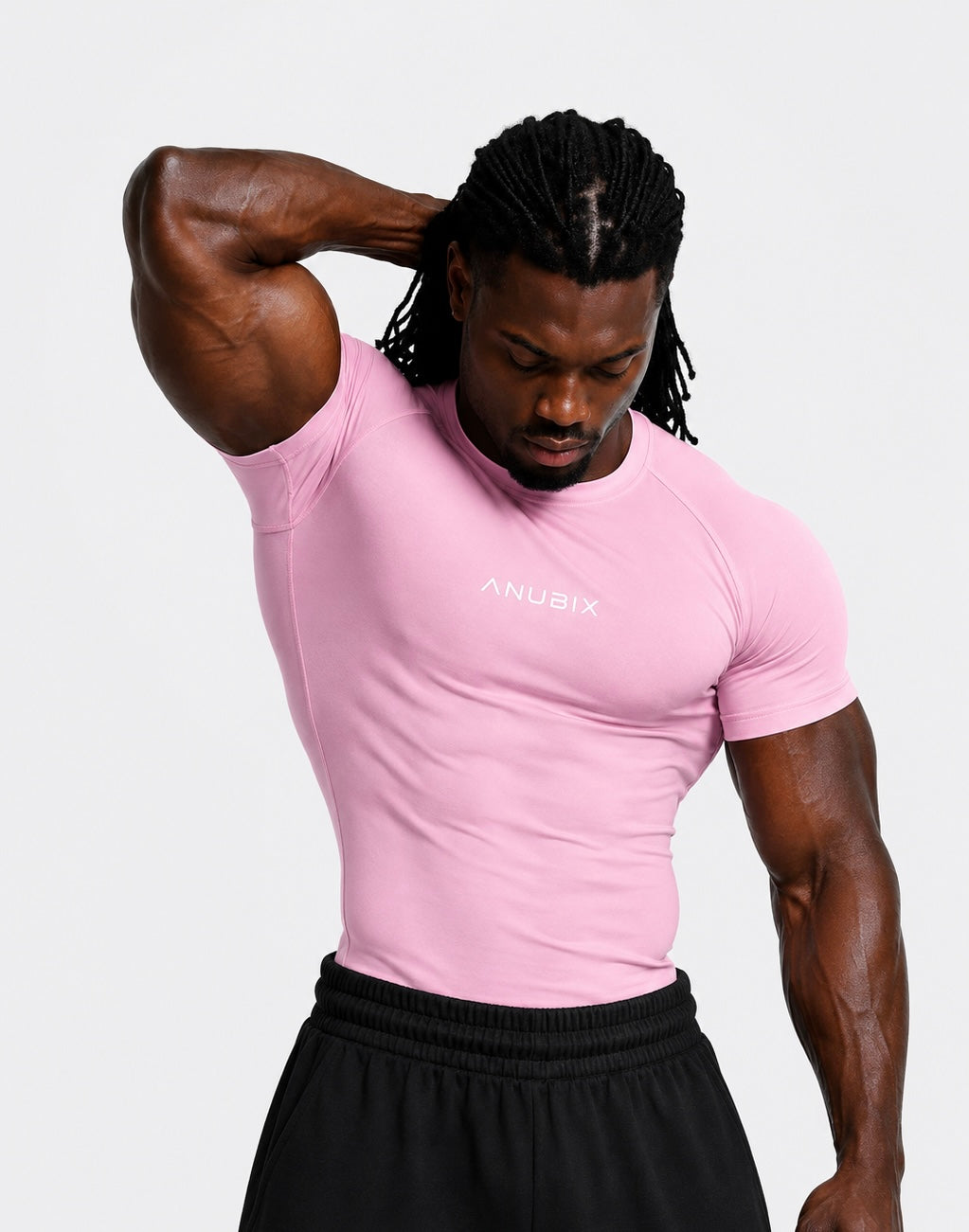 PINK BASIC SHORT SLEEVE COMPRESSION