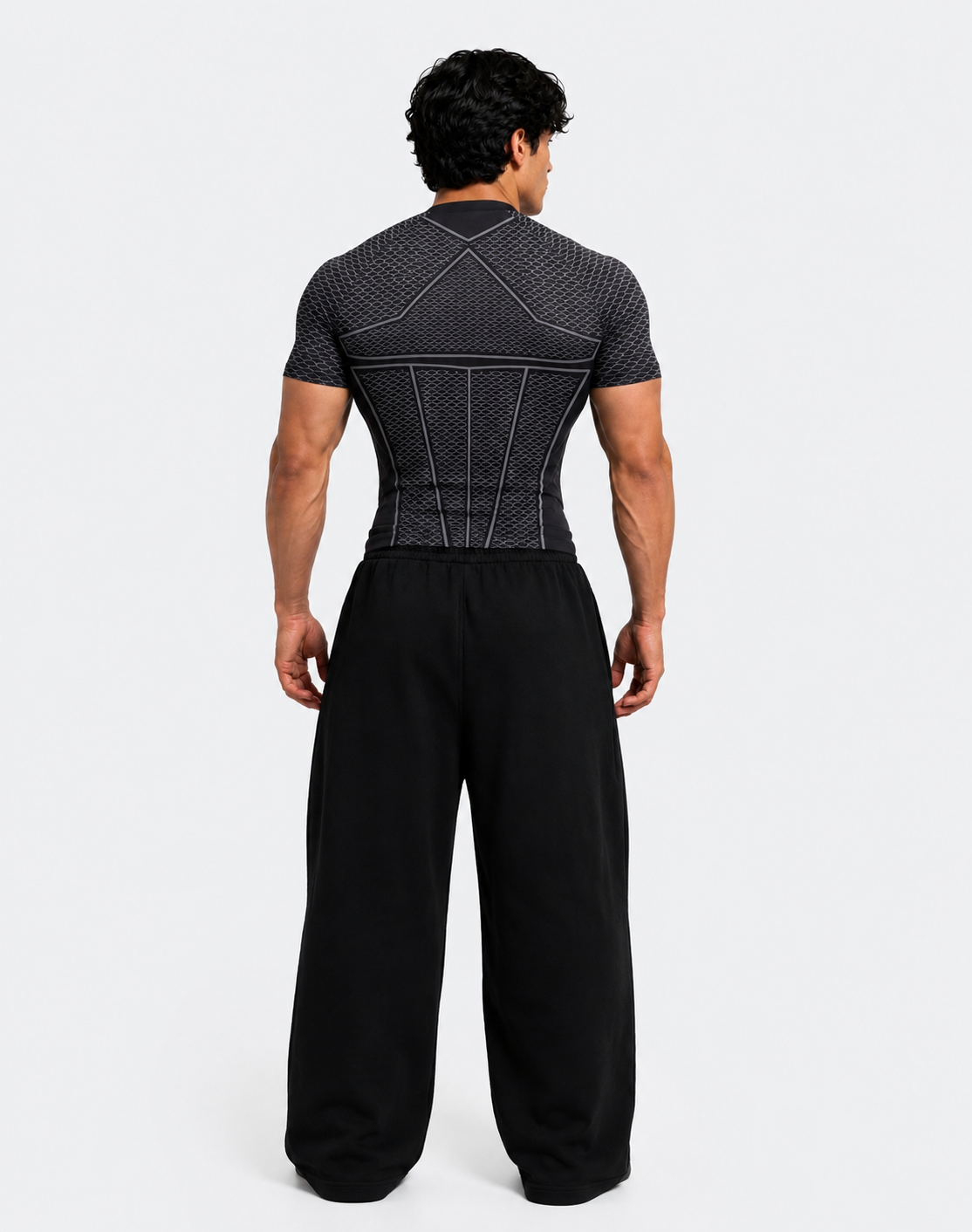 BLACK SHORT SLEEVE V1 APEX COMPRESSION