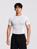 WHITE SHORT SLEEVE V1 APEX COMPRESSION