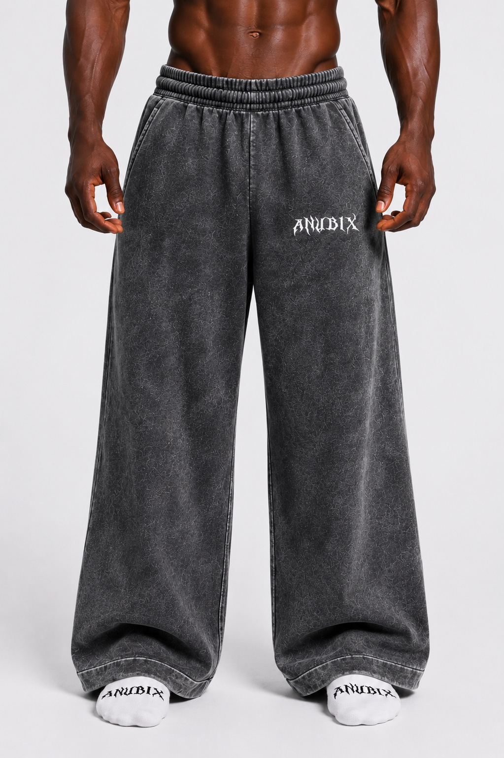 Included piece: WASHED GRAY ANUBIX SWEATPANT