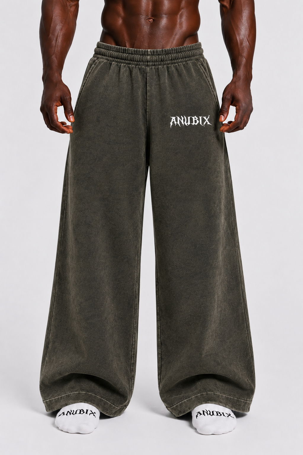 WASHED GREEN ANUBIX SWEATPANT