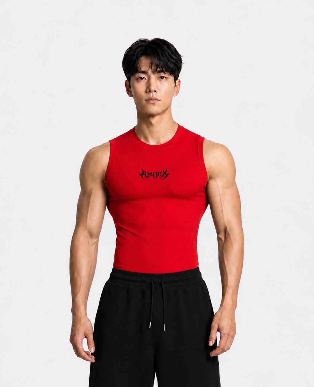 SLEEVELESS RED ANUBIX COMPRESSION