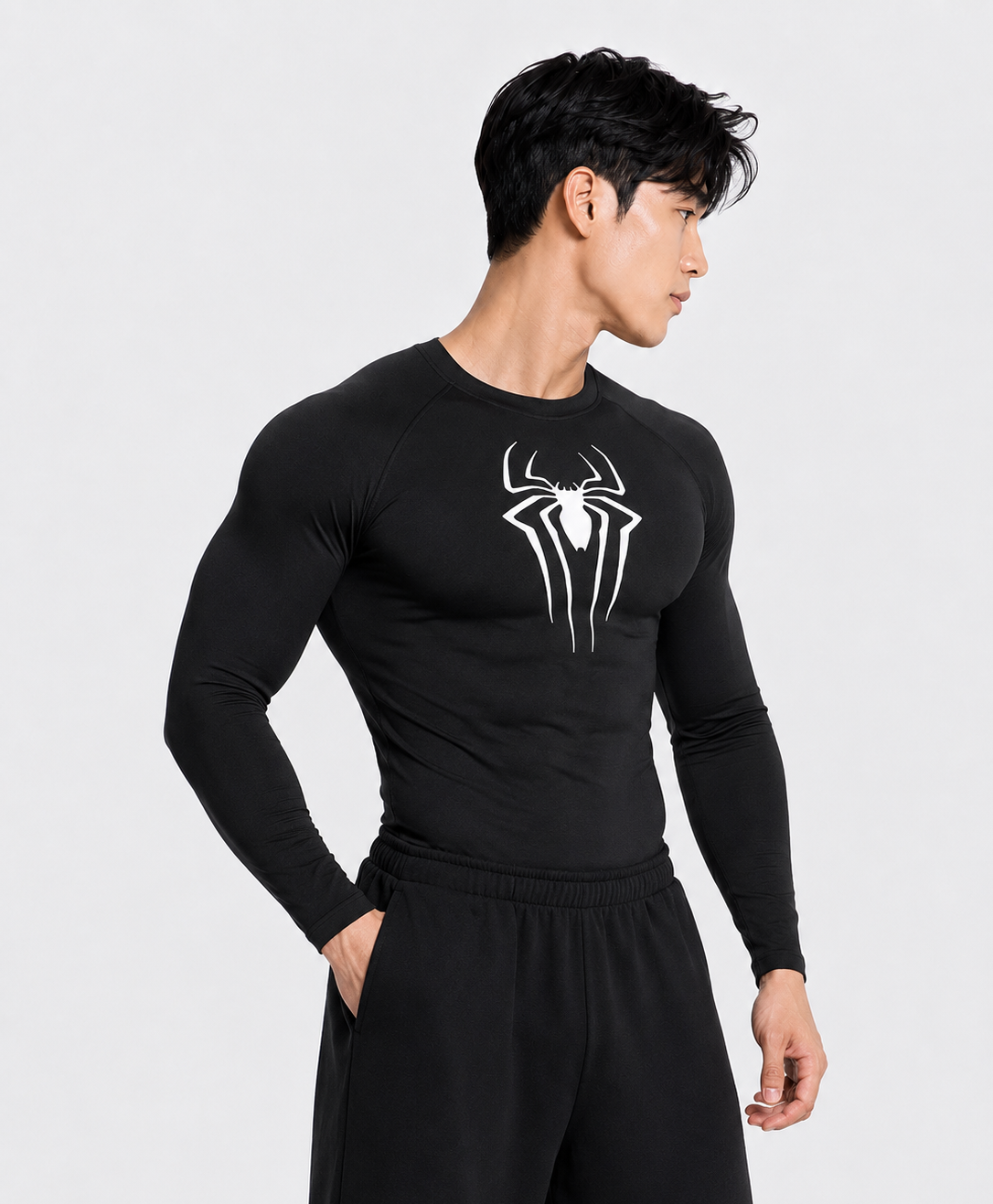 LONG SLEEVE SPIDERMAN COMPRESSION