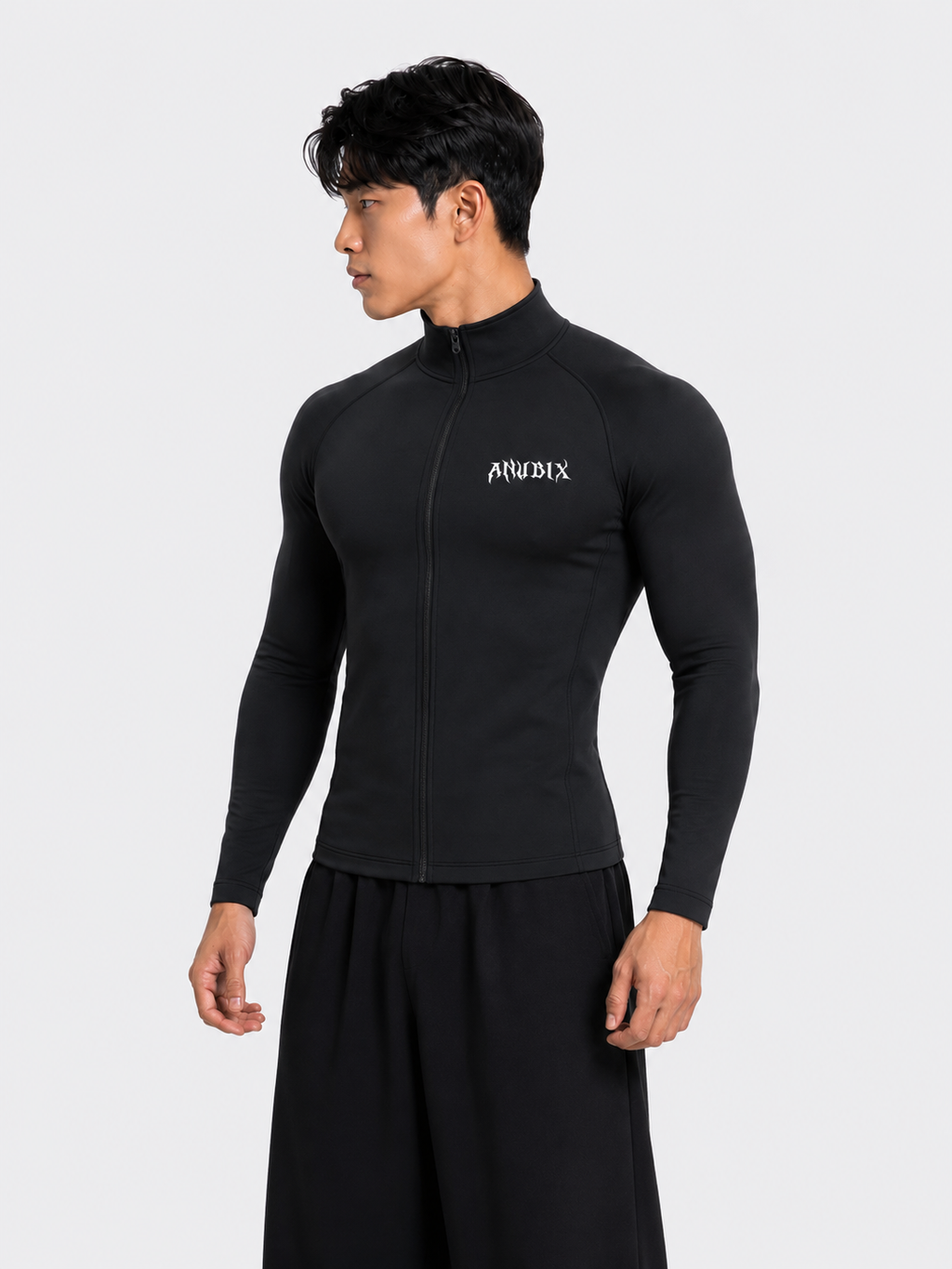 ANUBIX Complete-Zip Up Long Sleeve Compression