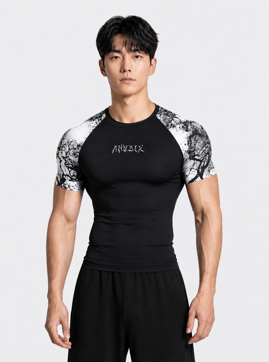 WHITE VEINS Compression Shirt