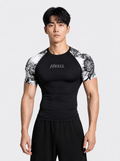 WHITE VEINS Compression Shirt