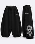 Black Rotation Pants Duo — complete bundle 3D mockup