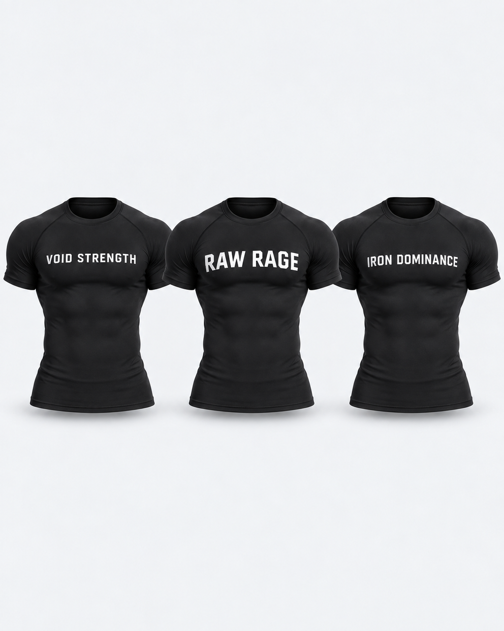 Strength Core Compression Trio — complete bundle 3D mockup
