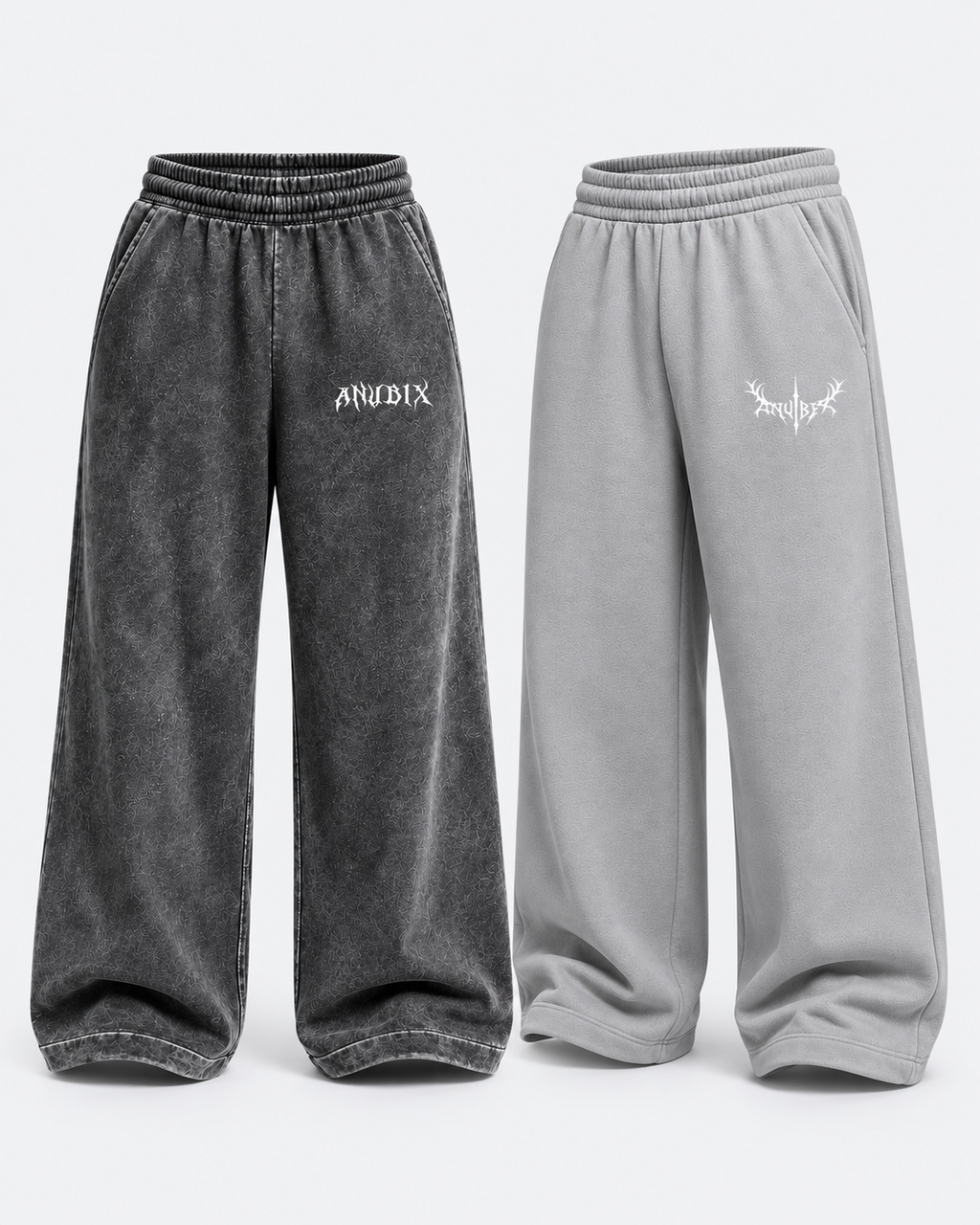 Washed Steel Pants Duo — complete bundle 3D mockup