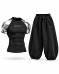 White VEINS Blackout Fit — complete bundle, portrait view